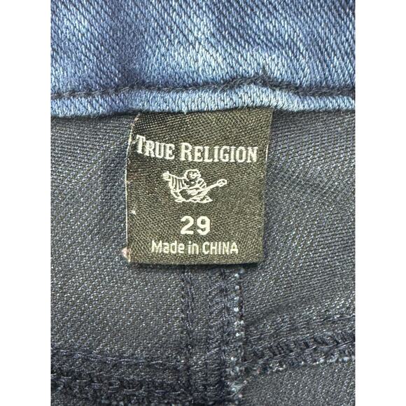 True Religion Women's Jennie Curvy Mid Rise Skinny Denim Jeans - Size 29 (30x28) - Picture 4 of 6